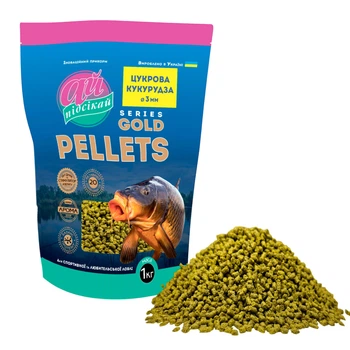Прикорм Pellets GOLD Сахарная кукуруза 3 мм/1000 г