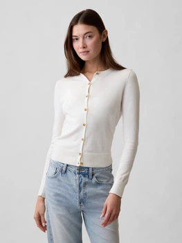 Кардиган женский GAP 404261296 XL Белый (1159858541)