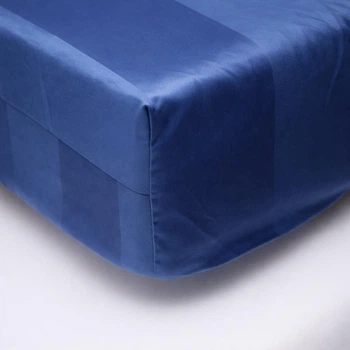 Простирадло на резинці Moon&Star Royal Blue Satin Stripe 120х190х20 см (MS-850005247)