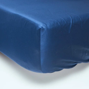 Простирадло на резинці Moon&Star Navy Blue Сатин Premium 120х190х20 см (MS-850003927)