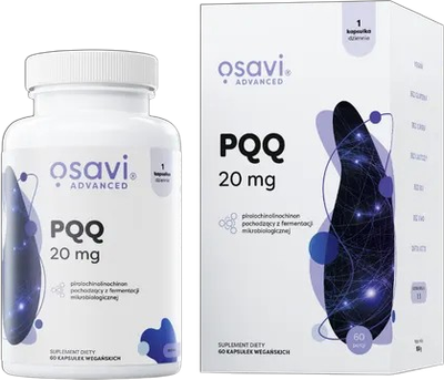 Suplement diety Osavi PQQ 20 mg 60 kapsułek (5904139925430)