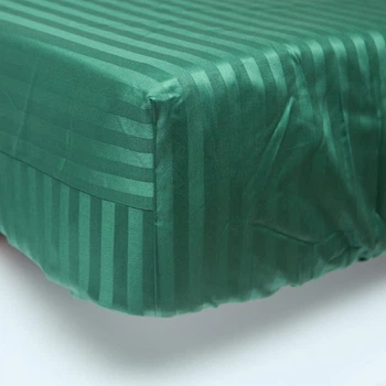 Простирадло на резинці Moon&Star Stripe Verdant Satin Stripe 150х200х25 см (MS-850005632)