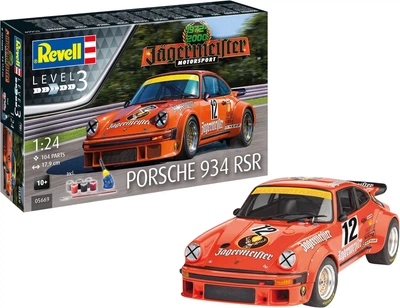 Сборная модель-копия Revell набор к 50-летию автомобиль Porsche 934 RSR Уровень 3 Масштаб 1:24 (RVL-05669)