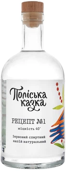 Зерновой спиртной напиток Поліська казка Рецепт №1 натуральный 0.7 л 40% (4820290850170)