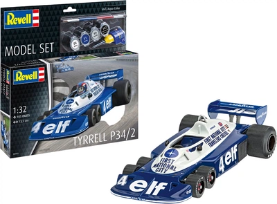 Сборная модель-копия Revell набор автомобиль Tyrrell P34/2 6-Wheeler Уровень 4 Масштаб 1:32 (RVL-67741)