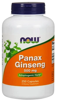 Женьшень Panax Now Foods Panax Ginseng Extract 500 мг 250 капсул (733739040145)