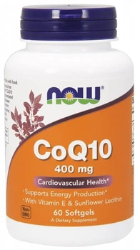 Коензим Q10 Now Foods CoQ10 400 мг 60 капсул (733739031983)