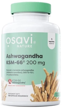 Ашваганда Osavi KSM-66 200 мг 180 капсул (5904139924259)