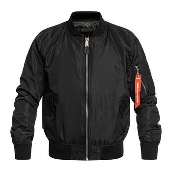 Куртка Mil-Tec бомбер MA-1 Flyers Jacket S Black 10401502-902-S (M-T)