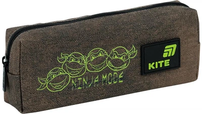 Пенал школьный Kite TMNT Classic 7x19x4 см Хаки (NT26-642)