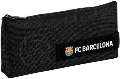 Пенал школьный Kite FC Barcelona 8.5x19.5x3 см Черный (BC26-680)