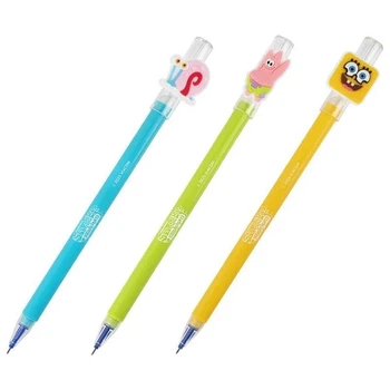 Ручка гелева "пиши-стирай" Kite Sponge Bob синя SB25-352