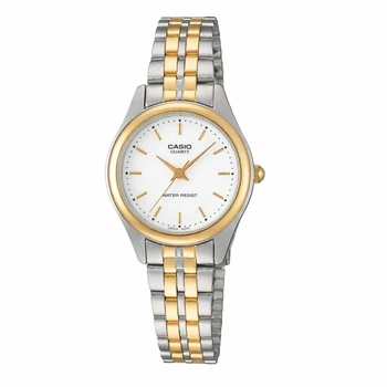 Жіночий годинник Casio LTP-1129G-7A двоколірний