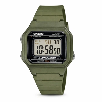 Чоловічий годинник Casio W-217H-3A ретро-спортивний стиль