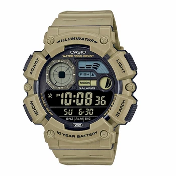 Чоловічий годинник Casio WS-1500H-5B outdoor-стиль