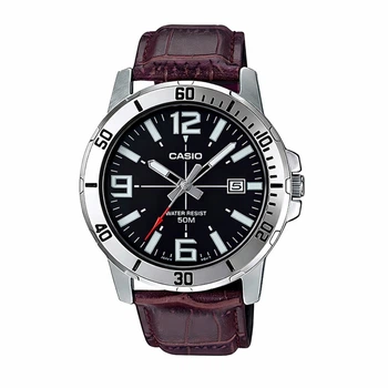 Чоловічий годинник Casio MTP-VD01L-1BVU з віконцем для дати