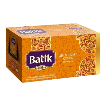 Чай Batik Gold Цейлонське Сонце 25 пакетиків