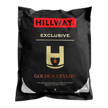 Чай чорний пакетований Hillway Golden Ceylon 100 шт х 2 г