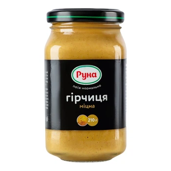 Гірчиця Руна Міцна 210 г