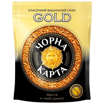 Кава розчинна Чорна Карта Gold 50 г