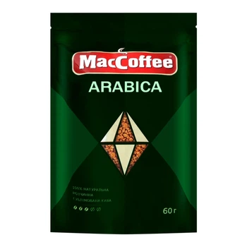 Кава натуральна розчинна сублімована MacCoffee Arabica 60 г