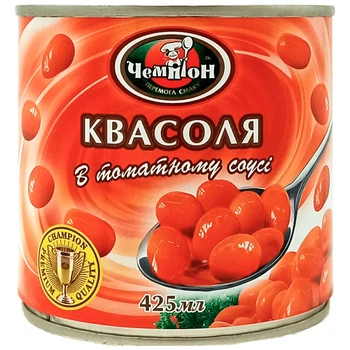 Квасоля Чемпіон у томатному соусі 425 мл