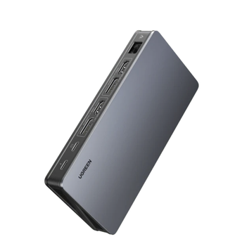 Док-станция 9 в 1 UGREEN Revodok Pro CM615 Type-C концентратор 4K HDMI DisplayPort RJ45 PD100W