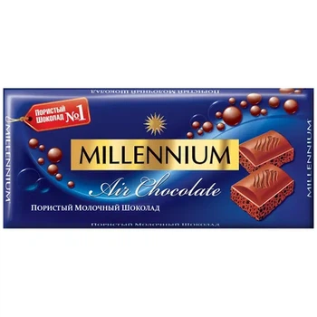 Шоколад Millennium (85 г) Air молочний пористий