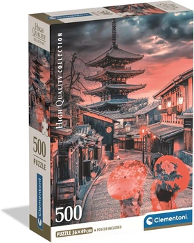 Пазл Clementoni: High Quality Collection — Evening in Kyoto / Вечір у Кіото (500 елементів) — 35599