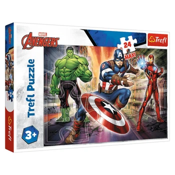 Пазл Trefl: Maxi / Marvel Avengers — Мир Мстителей (24 эл.) — 14321