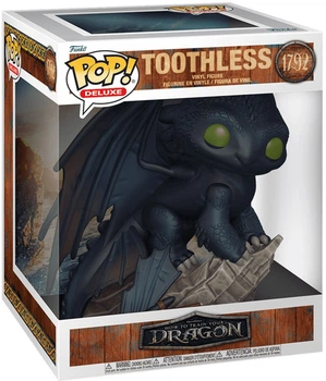 Фігурка Беззубик на скелі — Funko Pop! MOVIES: HOW TO TRAIN YOUR DRAGON — TOOTHLESS ON ROCK #1792
