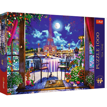 Пазл Trefl: Premium Plus / Tea Time — Лунное сияние Парижа (1000 эл.) — 10843