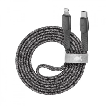 Кабель RivaCase USB-C to Lightning 1.2m 3А сірий USB2.0 (PS6107 GR12)
