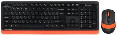 Комплект (клавіатура, миша) A4Tech Fstyler FG1010 Помаранчевий