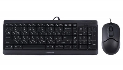 Комплект (клавіатура, миша) A4Tech Fstyler F1512 USB Чорний