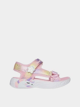 Детские сандалли для девочек Skechers 32 розовый 302682L LPMT