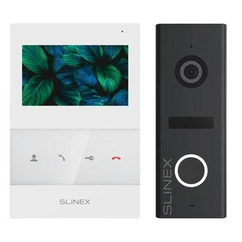 Комплект відеодомофону Slinex SQ-04 White + ML-17HR Graphite
