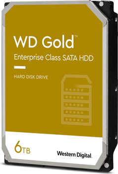 Жорсткий диск 3.5" 6TB Western Digital WD Gold (SATA 6Gb/s, 256MB, 7200rpm)