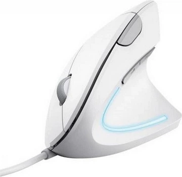 Миша Trust Verto Ergonomic, USB-A, білий