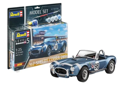 Стартовий набір 1:25 для моделізму автомобіля Model Set '62 Shelby Cobra 289 Revell 67669
