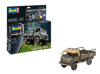 Стартовий набір 1:35 військовий автомобіль Unimog 404 S Revell 63348