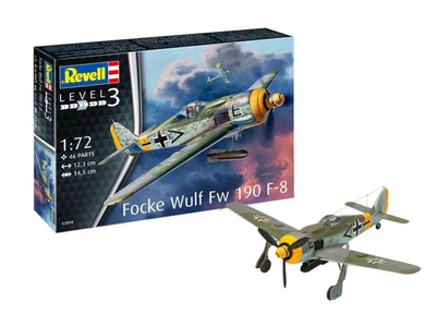 Збірна модель 1:72 винищувач-бомбардувальник Focke Wulf Fw 190 F-8 Revell 03898
