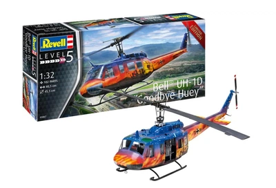 Збірна модель 1:32 гелікоптера Bell UH-1D "Goodbye Huey" Revell 03867