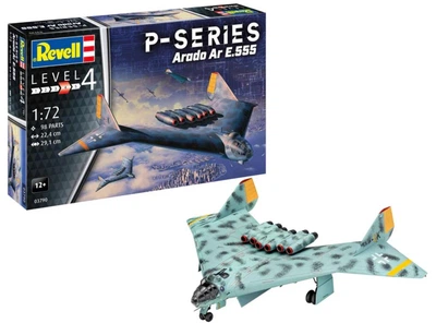 Збірна модель 1:72 бомбардувальник Arado Ar E.555 - P-Series Revell 03790