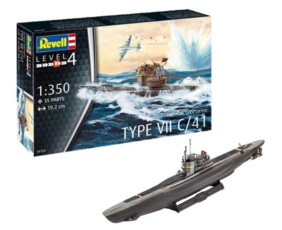 Збірна модель 1:350 підводний човен German Submarine Type VII C / 41 Revell 05154