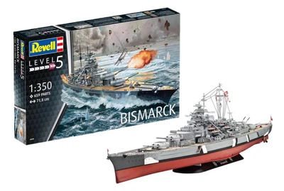 Збірна модель 1:350 німецького лінкора "Бісмарк" Bismarck Revell 05040