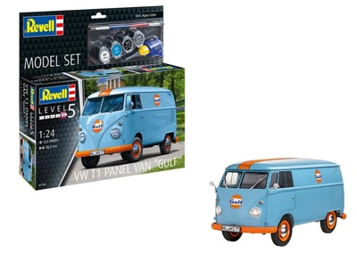 Стартовий набір модель 1:24 автомобіль VW T1 panel van (Gulf Decoration) Revell 67726