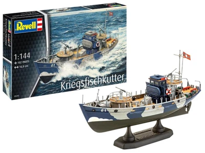 Збірна модель 1:144 корабль KFK (Kriegsfischkutter) Revell 05242