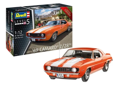 Збірна модель 1:12 автомобіль '69 Chevy Camaro Z28 Revell 07727
