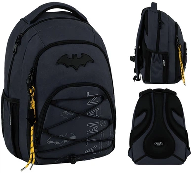 Рюкзак ортопедический Kite Education teens DC Batman 42x32x13 см 19.5 л Серый (DC26-905M)